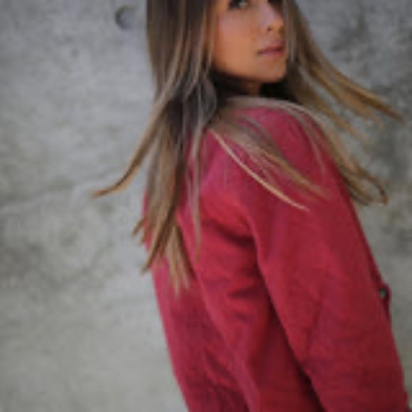 Sincerely Jules' The Girl Bomber Jacket (wine) - Picture 2 of 5